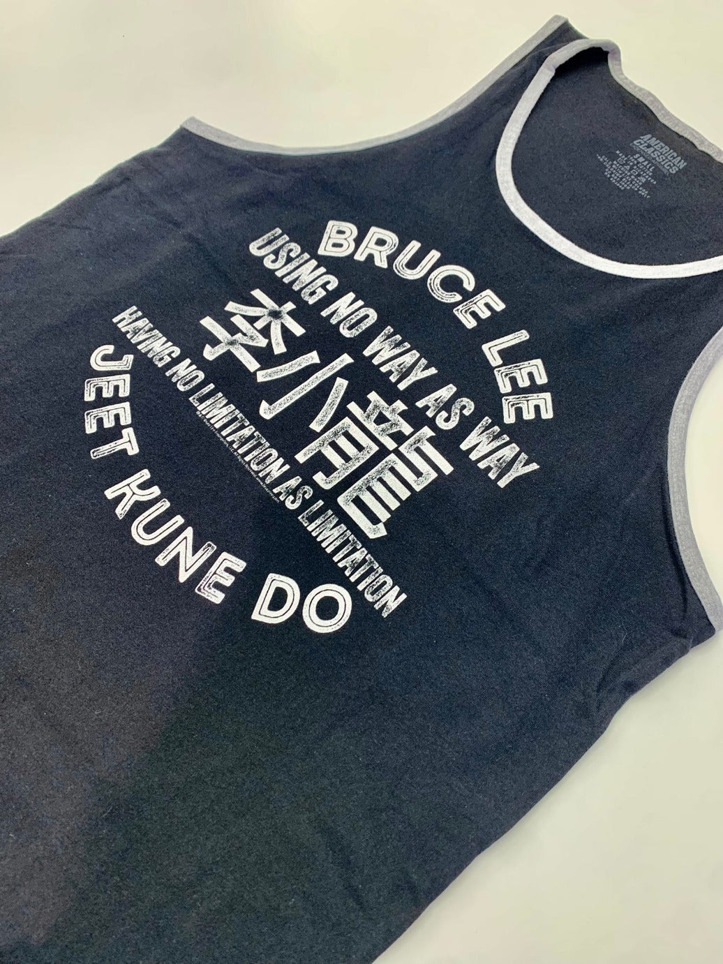 BRUCEE LEE TANK NO LIMITATION BLACK/GREY - Image 2
