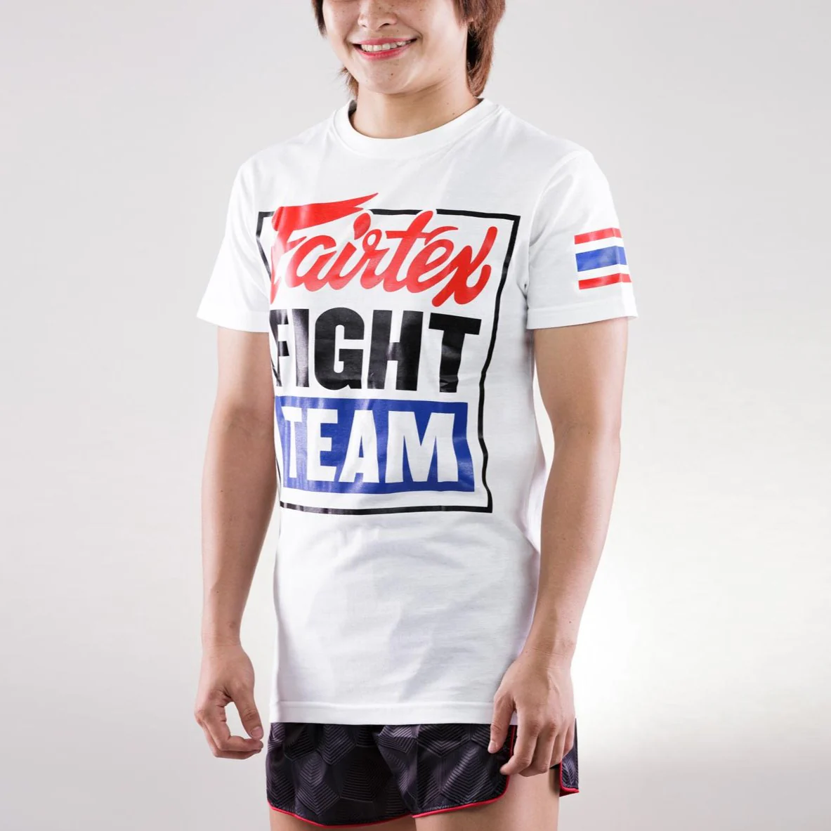 FAIRTEX SHIRT FIGHT TEAM WHITE/RED/BLACK - Image 4
