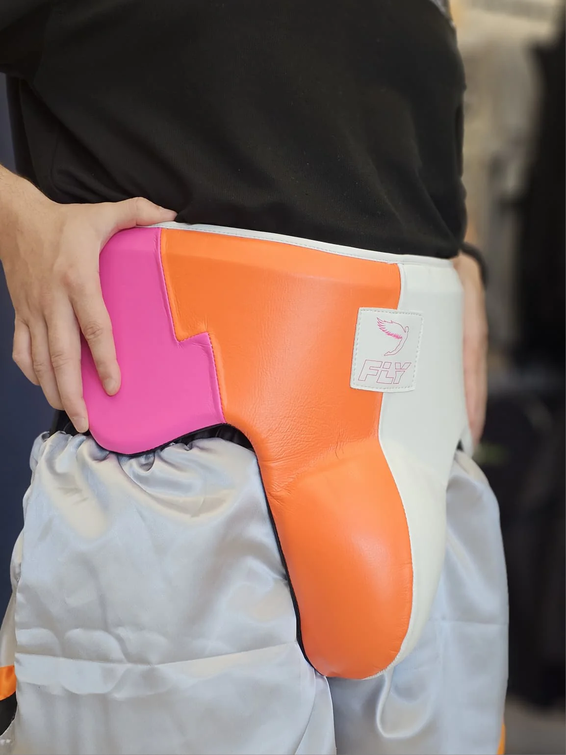FLY CUP BOXING WRAITH X WHITE/PINK/ORANGE - Image 2