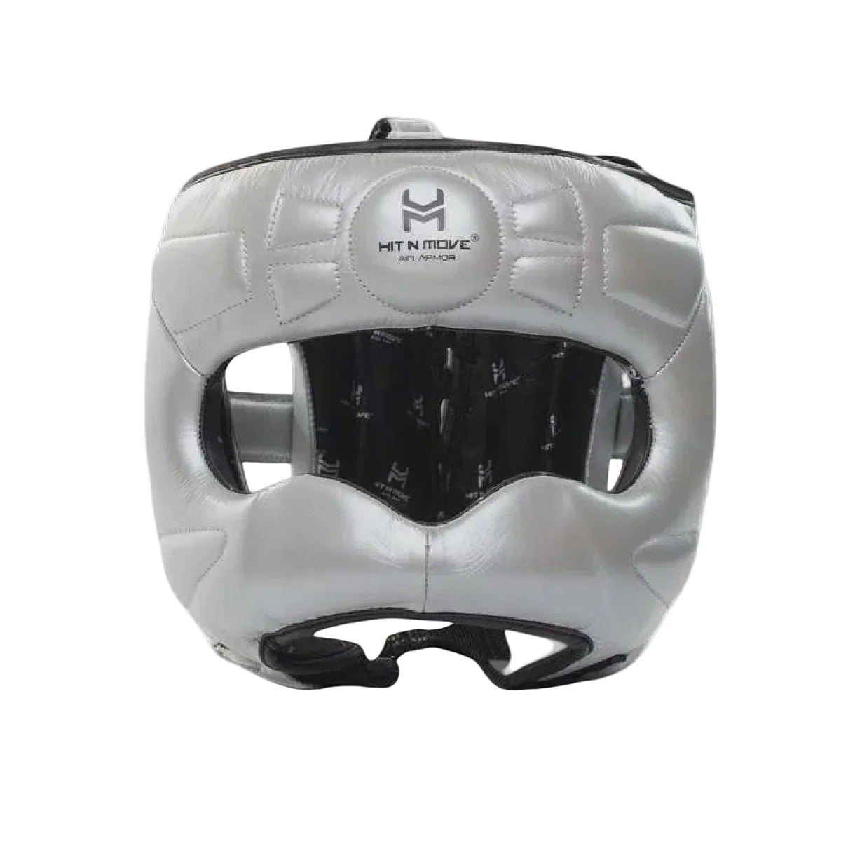 HIT N MOVE HEADGEAR FACE SAVER VISION SILVER