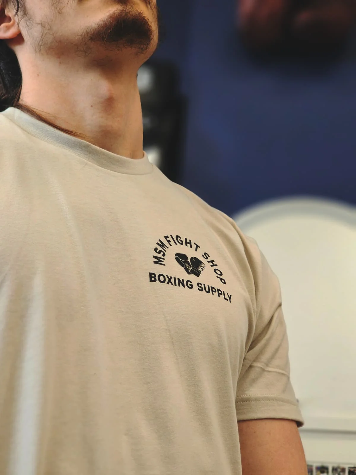 MSM SHIRT SPARRING CREW OFFWHITE/BLACK - Image 4