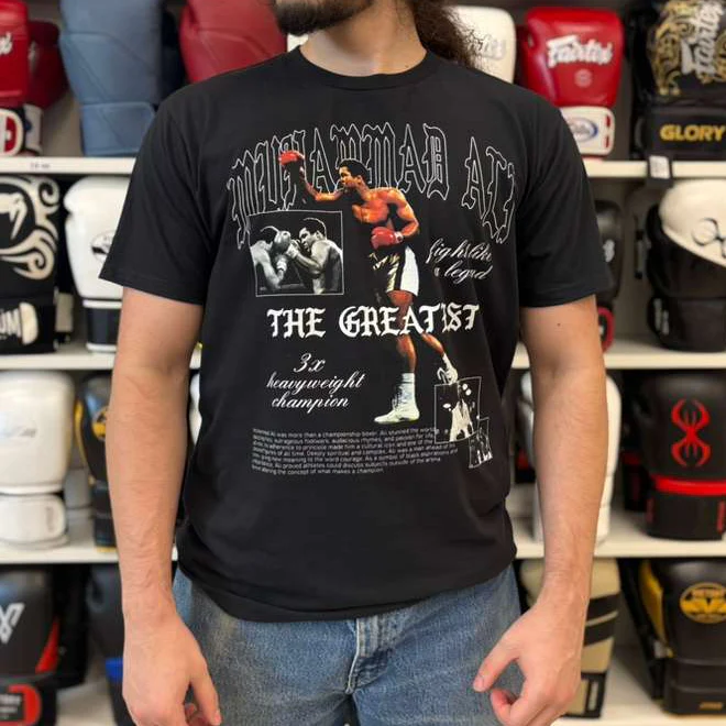 MUHAMMAD ALI SHIRT KNOCKOUT LEGEND BLACK - Image 2