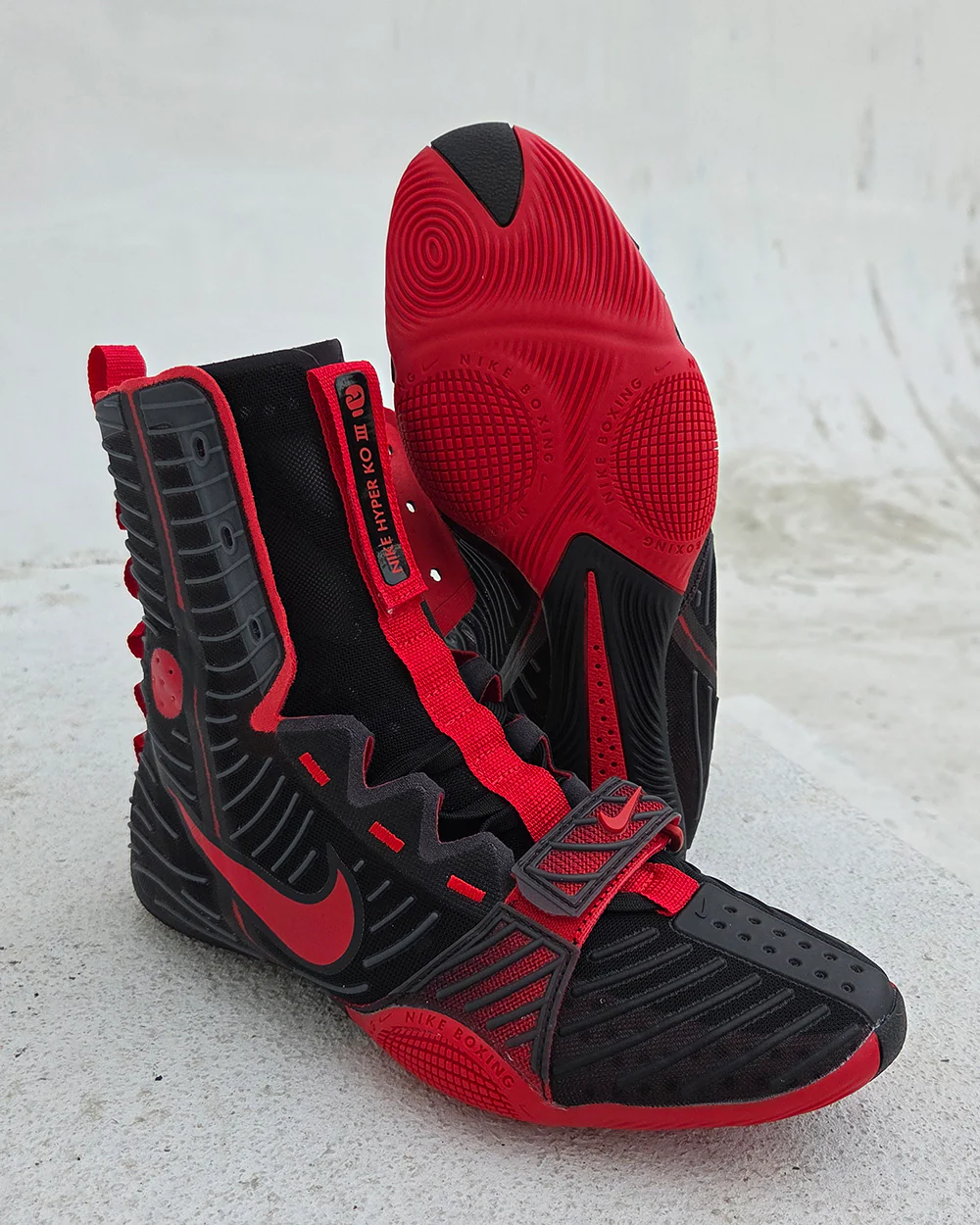 NIKE BOXING SHOES HYPERKO 3 BLACK/RED - Image 2