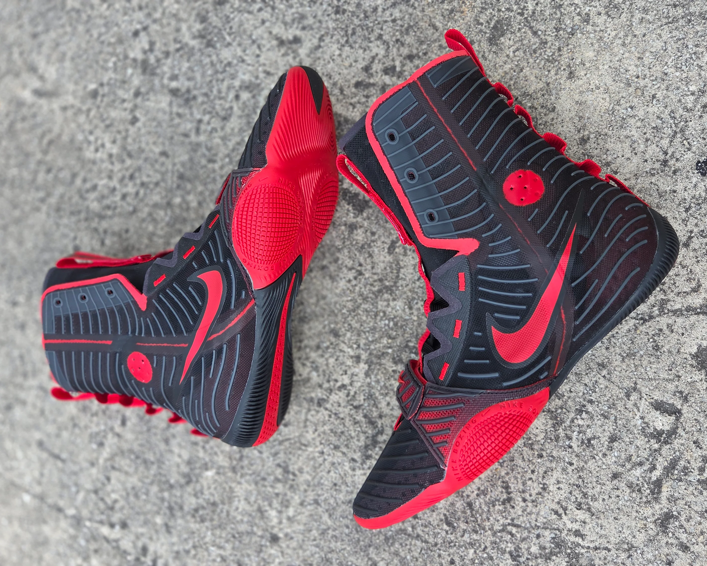 NIKE BOXING SHOES HYPERKO 3 BLACK/RED - Image 3