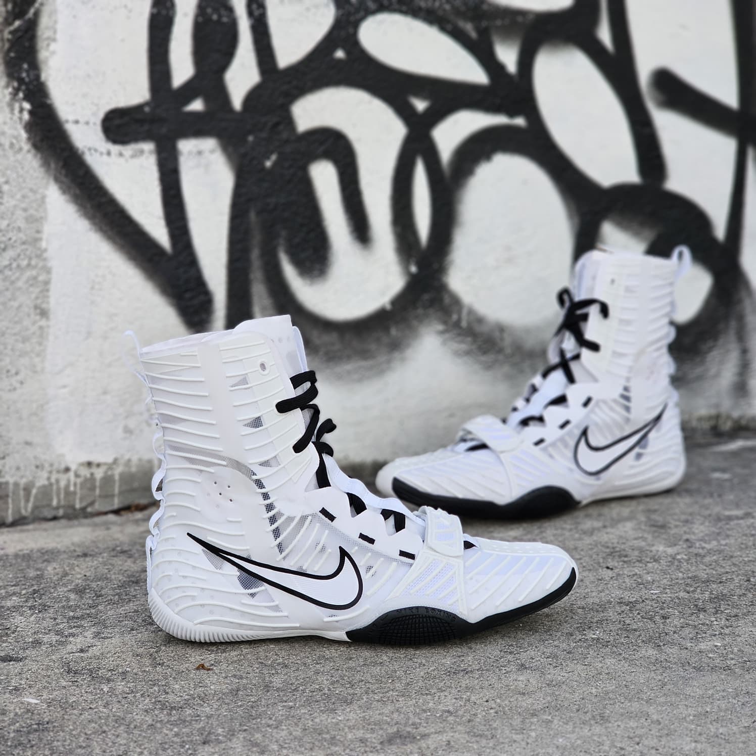 NIKE BOXING SHOES HYPERKO 3 WHITE/BLACK - Image 2