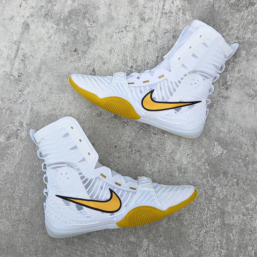 NIKE BOXING SHOES HYPERKO 3 WHITE/GOLD - Image 2
