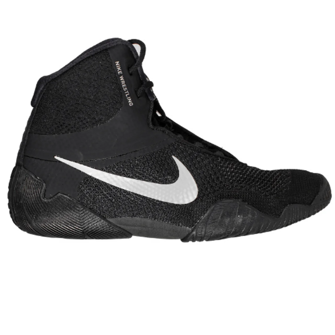 NIKE WRESTLING SHOES TAWA WRESTLING BLACK/SILVER - Image 4