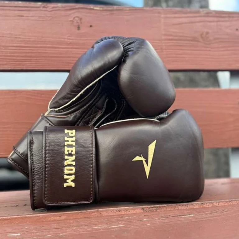 PHENOM BOXING GLOVES SG-235S HOOK LOOP LEGACY BROWN - Image 3