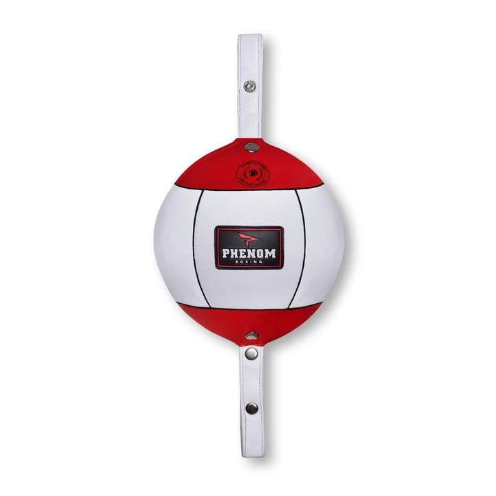PHENOM BOXING DOUBLE END BAG DB1 - 7" WHITE/RED