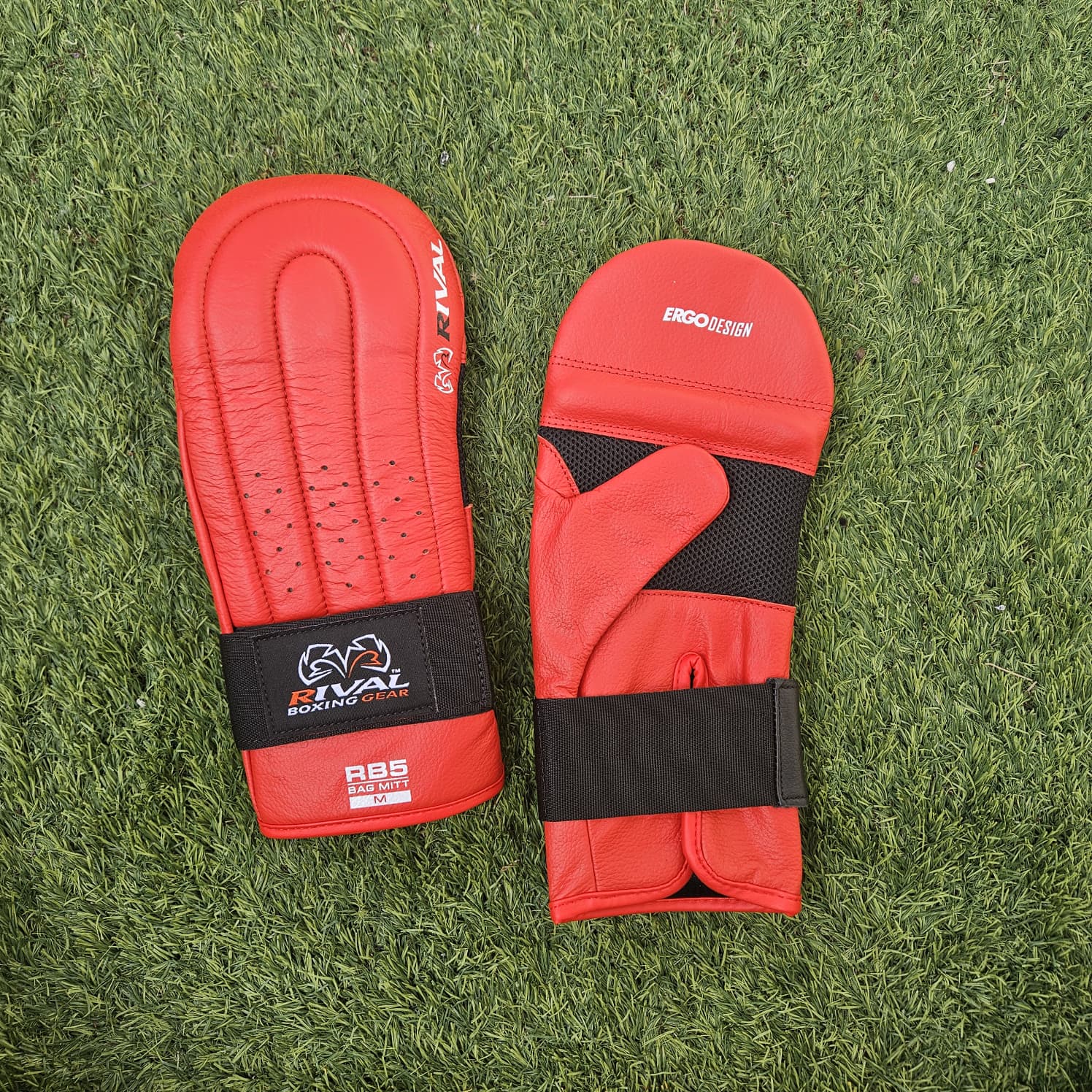 RIVAL BAG GLOVES RB5 LEATHER RED - Image 2