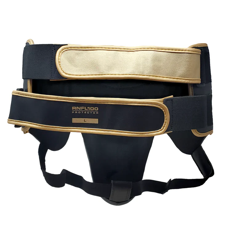 RIVAL BOXING CUP RNFL100 GROIN PROTECTOR BLACK/GOLD - Image 3
