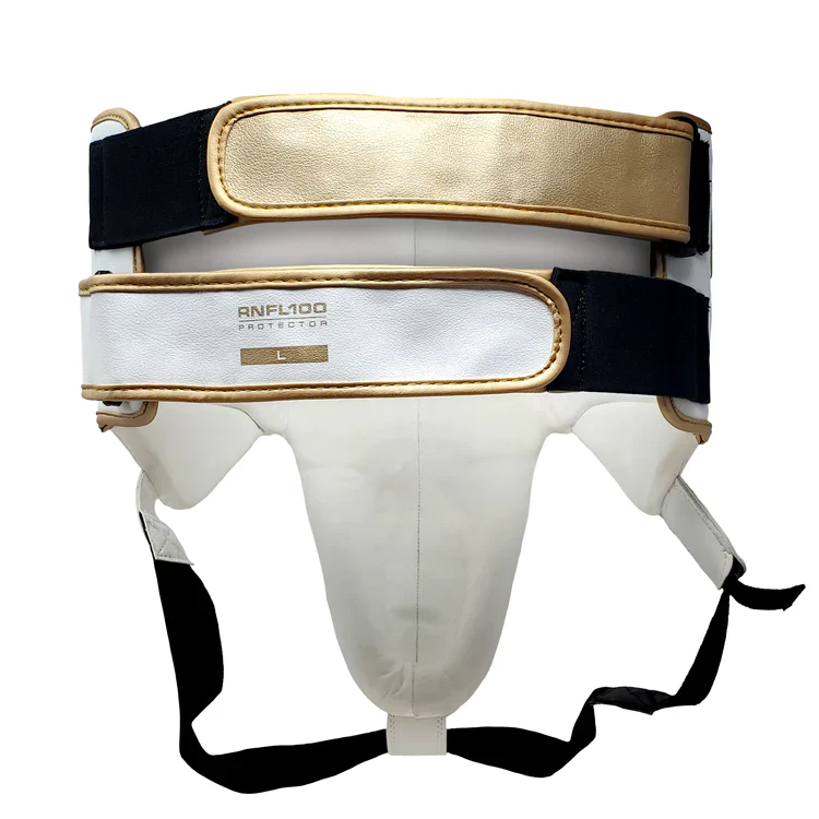 RIVAL BOXING CUP RNFL100 GROIN PROTECTOR WHITE/GOLD - Image 2
