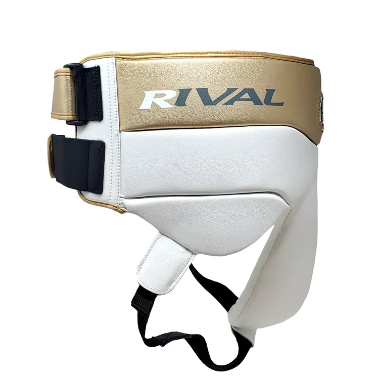 RIVAL BOXING CUP RNFL100 GROIN PROTECTOR WHITE/GOLD - Image 3
