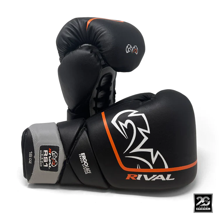 RIVAL GLOVES RS1 V2 BOXING LIMITED EDITION LACE BLACK/GREY - Image 3