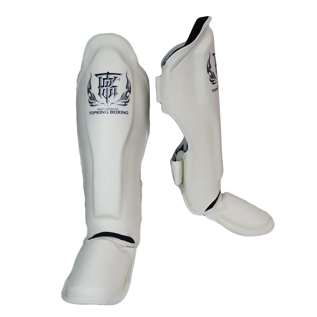 TOP KING SHINGUARDS LEATHER CLASSIC WHITE