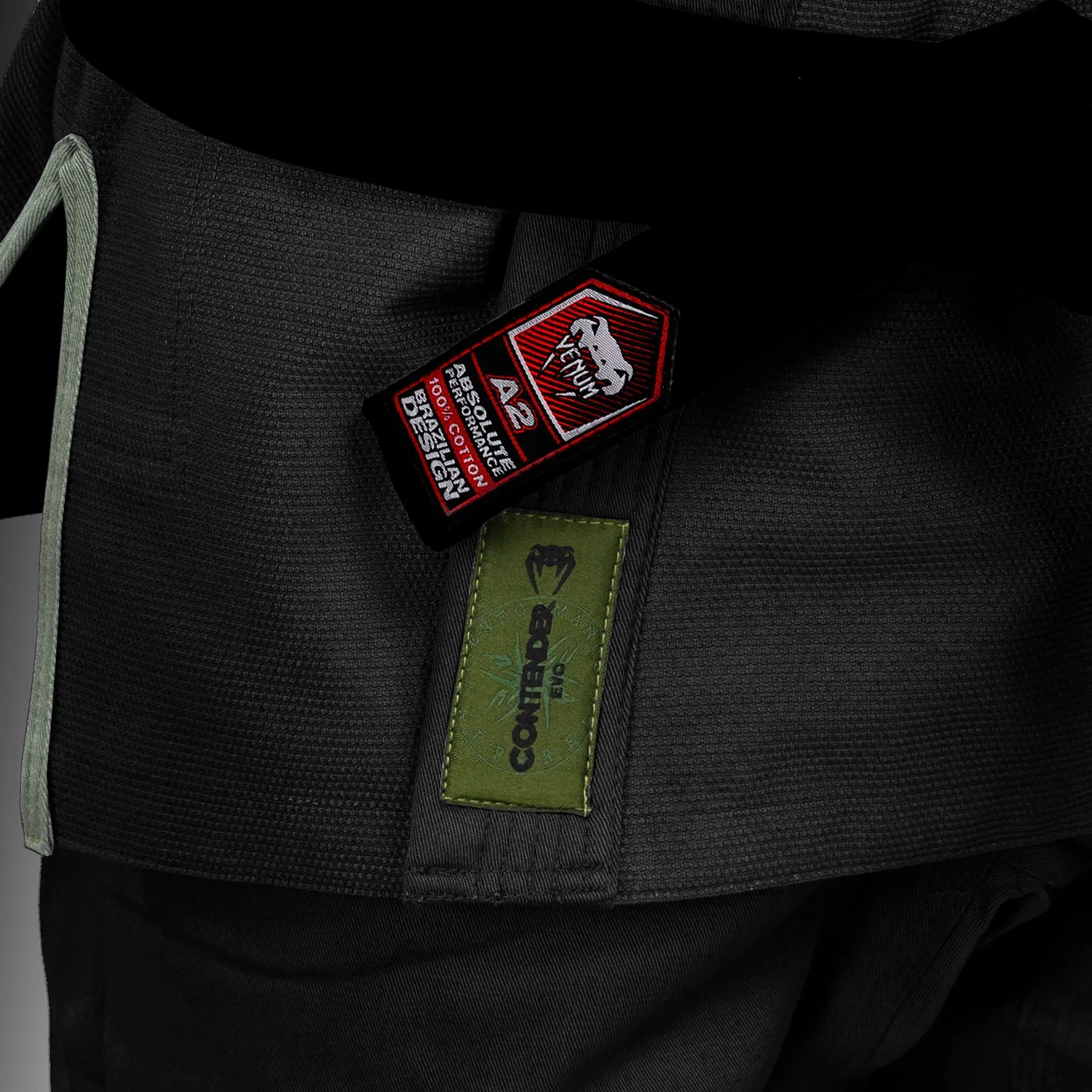 VENUM GI BJJ CONTENDER EVO 2.0 ADULT BLACK - Image 4