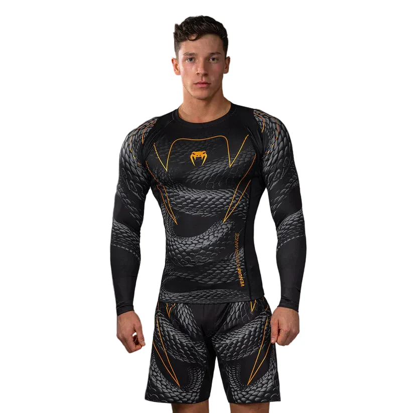 VENUM RASHGUARD L/S MATUPA BLACK/GREY/GOLD