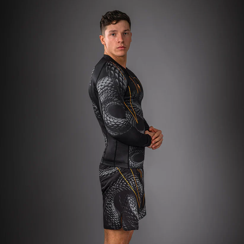 VENUM RASHGUARD L/S MATUPA BLACK/GREY/GOLD - Image 4