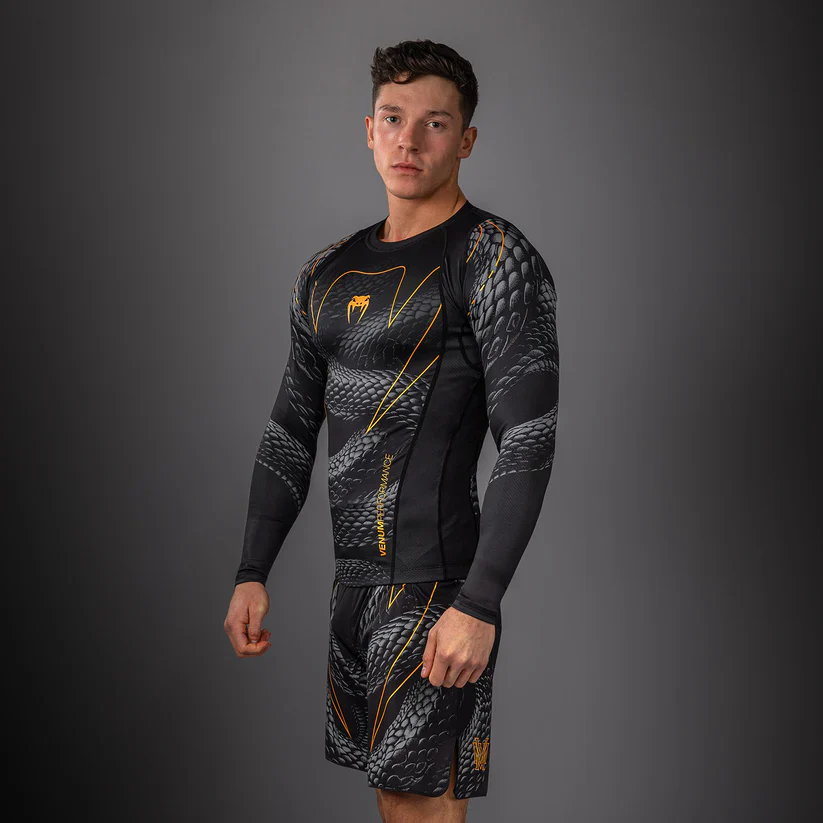 VENUM RASHGUARD L/S MATUPA BLACK/GREY/GOLD - Image 5