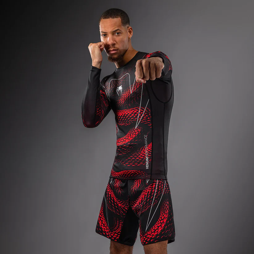 VENUM RASHGUARD L/S MATUPA BLACK/RED - Image 3