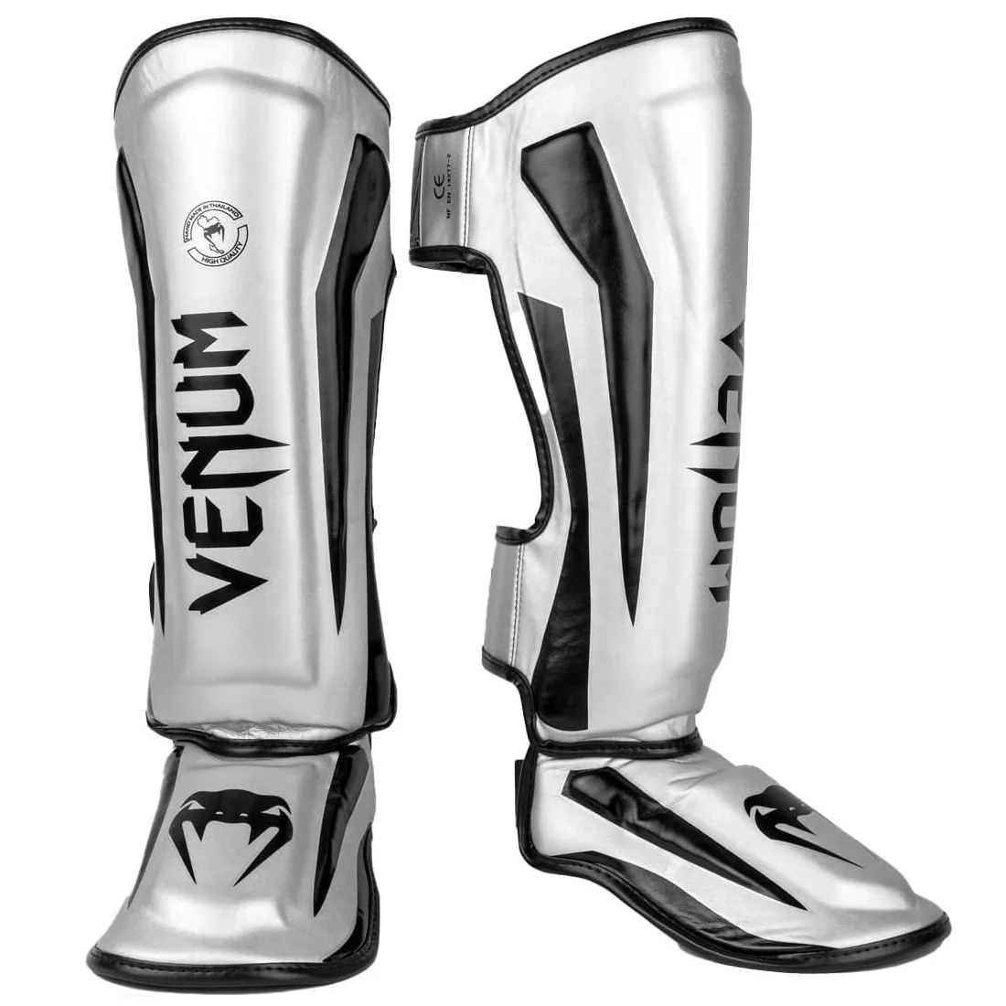 VENUM SHINGUARDS ELITE SILVER/BLACK