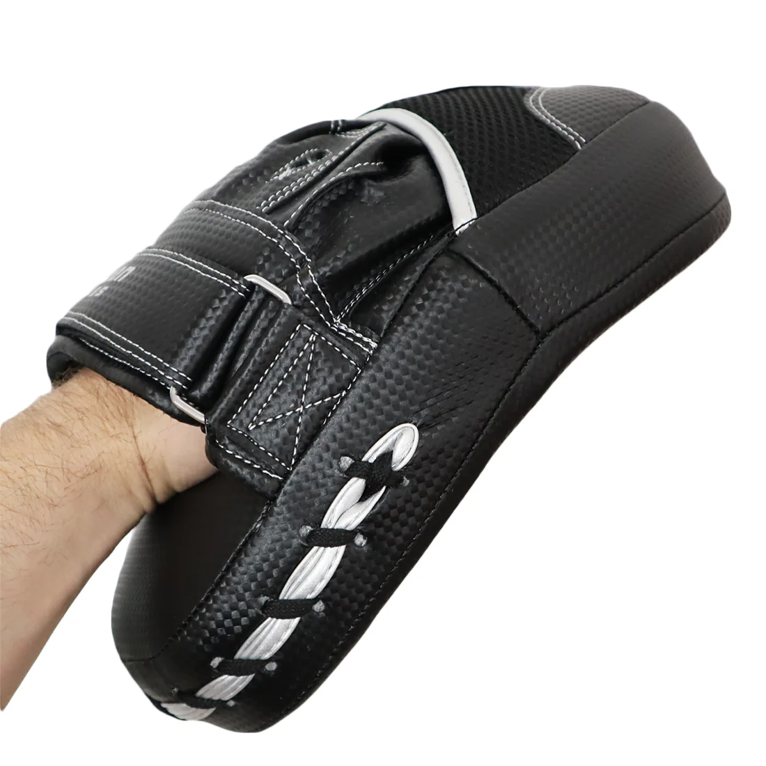 VICTORY FOCUS MITTS CURVED CARBON BLACK / SILVER - Image 4