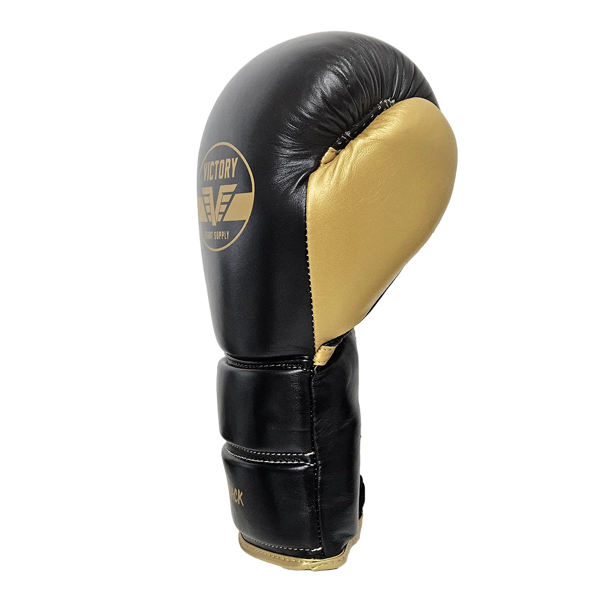VICTORY GLOVES ATTACK LEATHER LACE BLACK/GOLD - Image 3