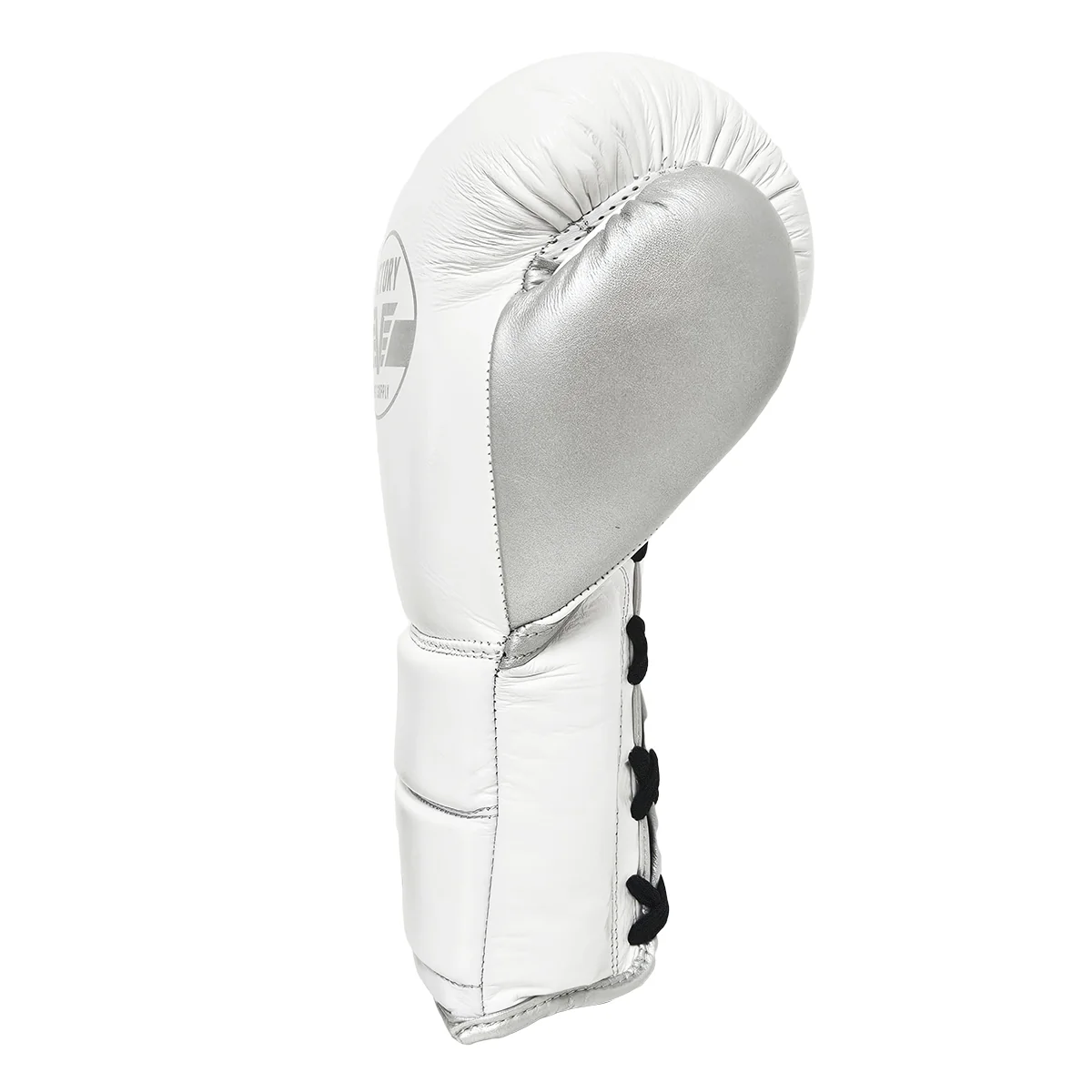 VICTORY GLOVES ATTACK LEATHER LACE WHITE/SILVER - Image 3