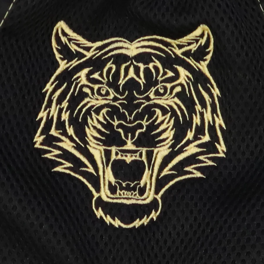 VICTORY MUAY THAI SHORTS TIGER V2 BLACK/GOLD - Image 6