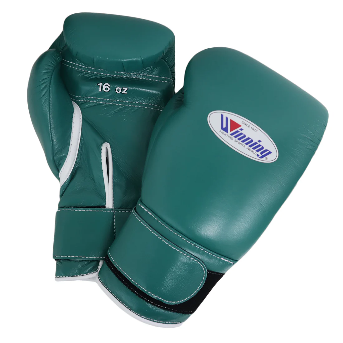 WINNING GLOVES CUSTOM HOOK & LOOP GREEN/WHITE - Image 3