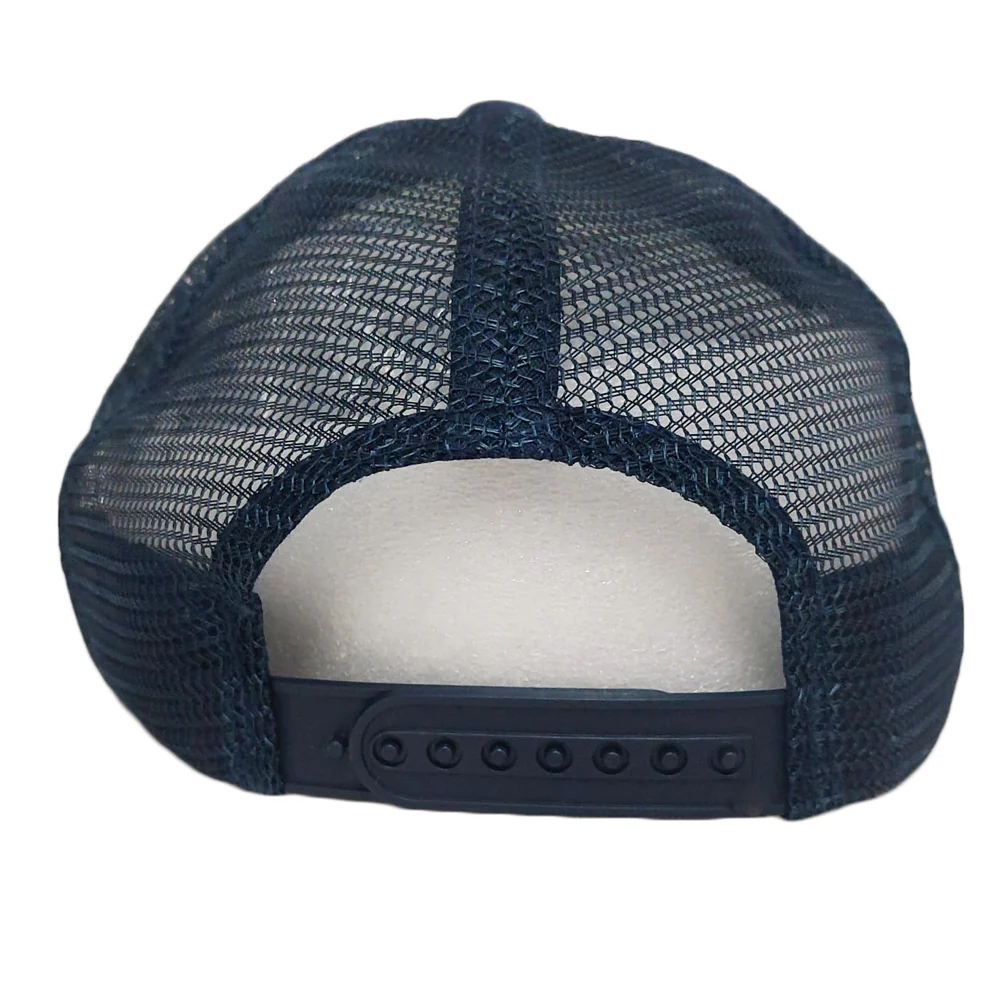 WINNING HAT LOGO TRUCKER CAP NAVY BLUE/WHITE - Image 3