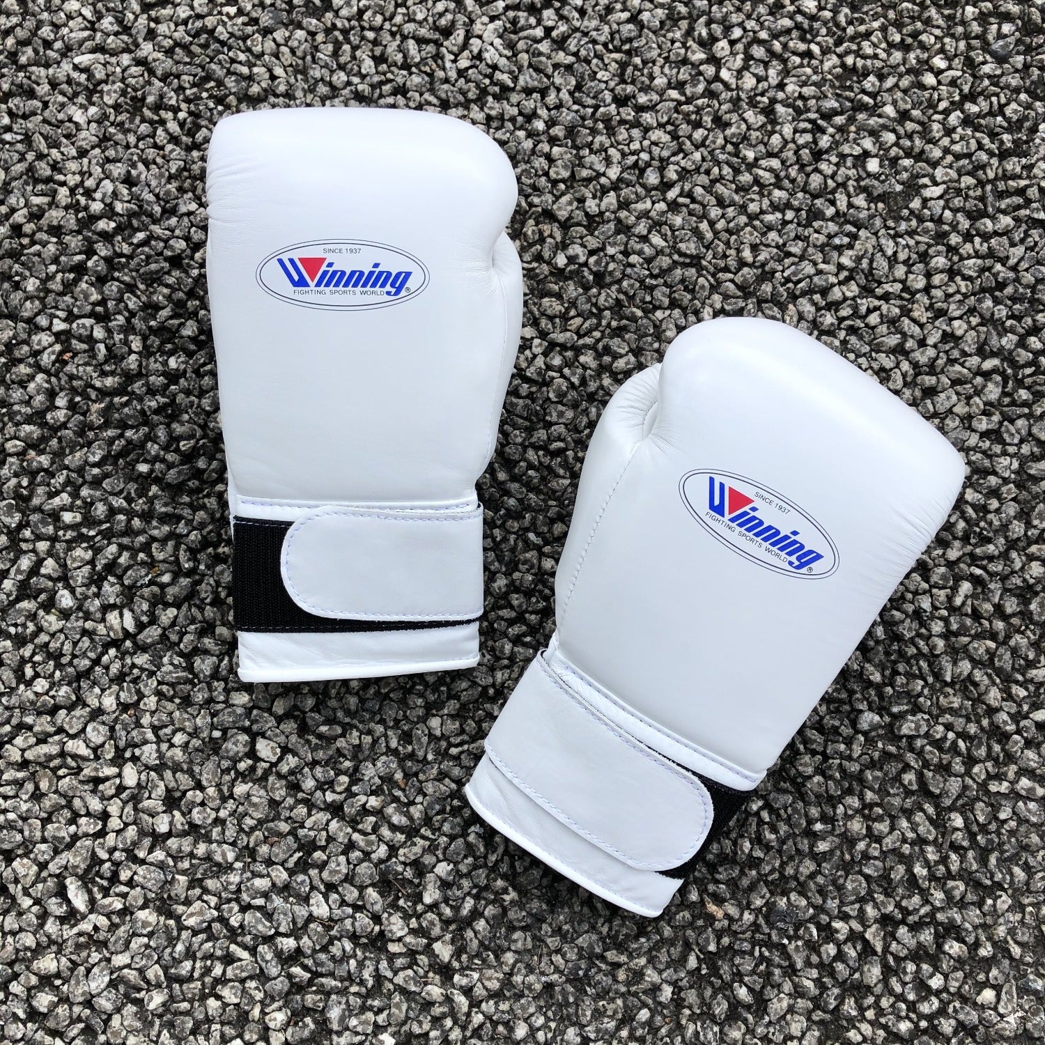 WINNING GLOVES HOOK AND LOOP WHITE - Image 3